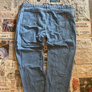 Carhartt Jeans B172 DST Men's 48x30 Blue Relaxed Fit